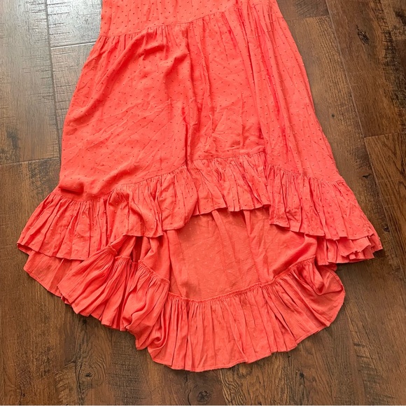 KLEID coral asymmetrical hem maxi dress, size M, NWT - Picture 7 of 16